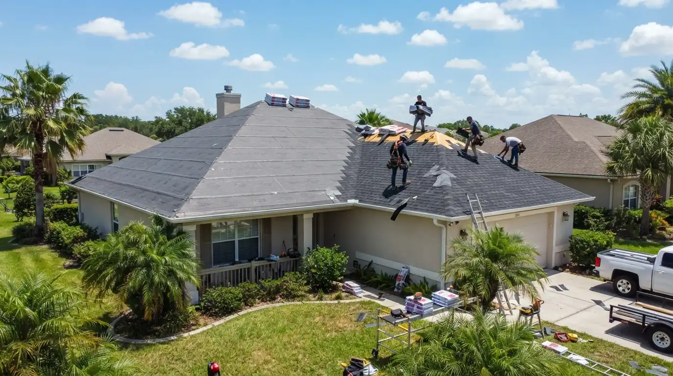 Replacement & Installation roofing work in Jacksonville