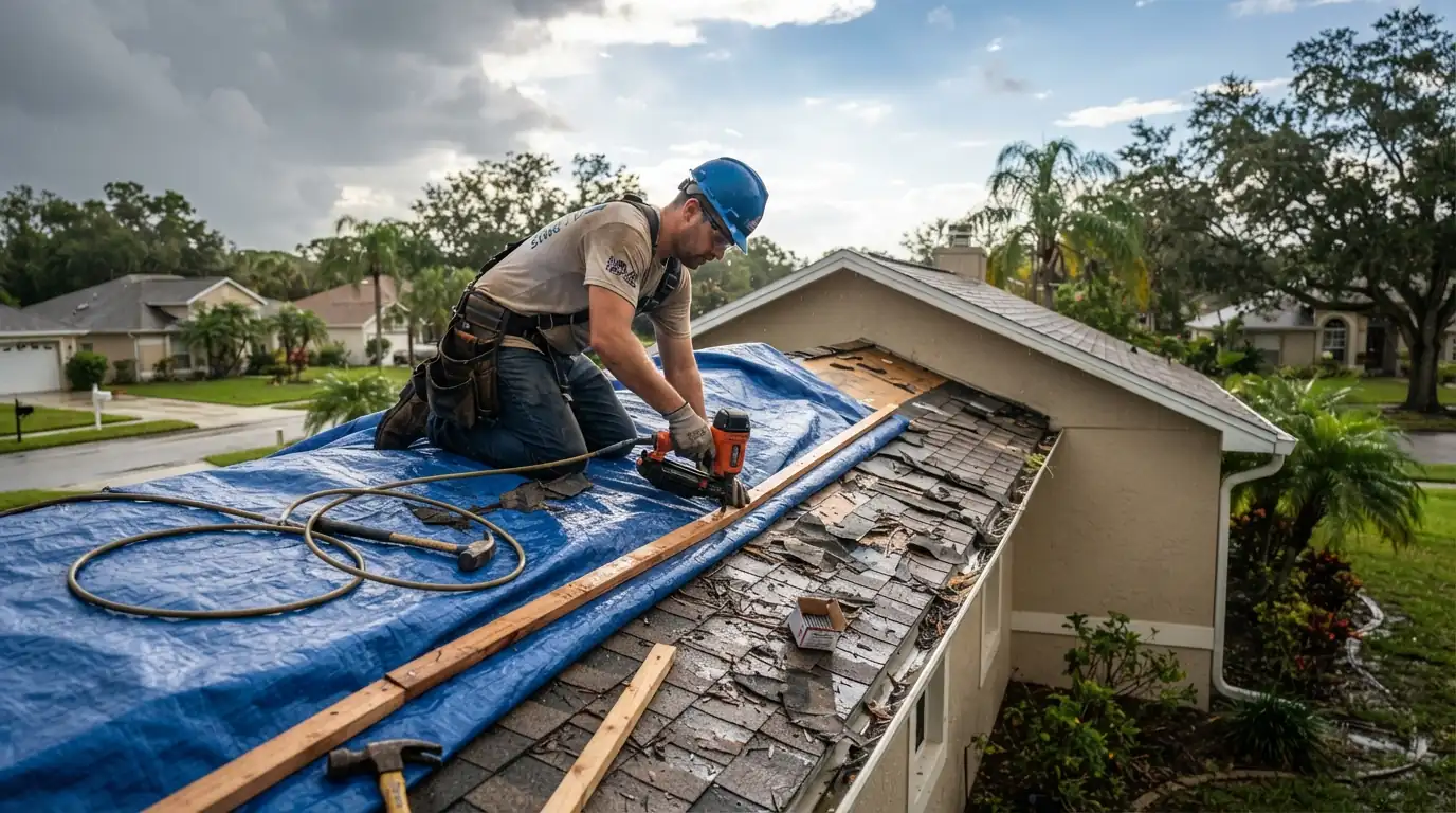 Storm & Emergency roofing work in Jacksonville