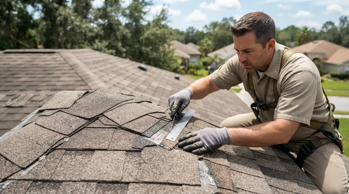Written remaining useful life report with roof photos