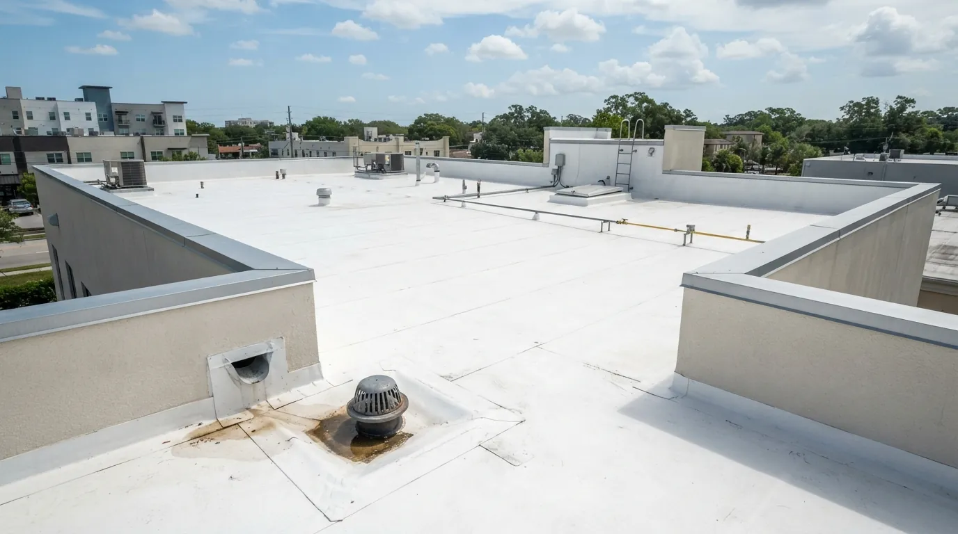 Flat & Commercial roofing work in Jacksonville